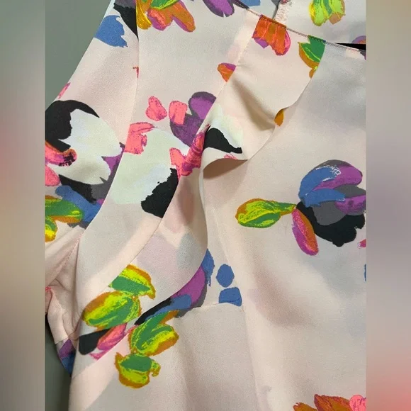 Banana Republic Floral Boatneck Blouse - Picture 4 of 10